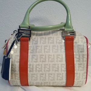 Fendi all-over transparent sequence bag